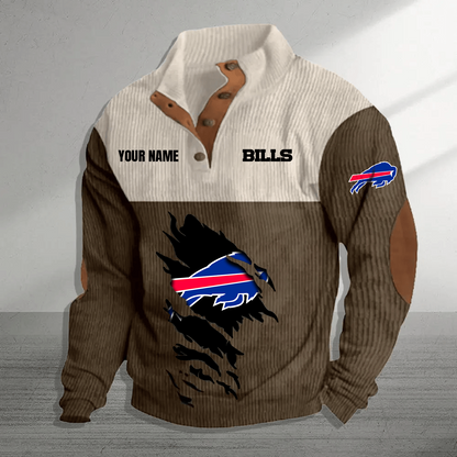 BUF x NFL Premium Personalized Game-Day Pullover DATND TANTD