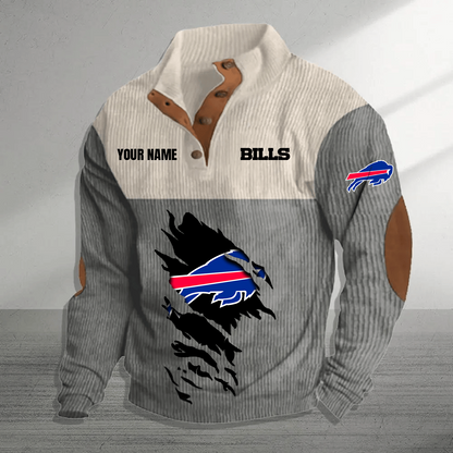 BUF x NFL Premium Personalized Game-Day Pullover DATND TANTD