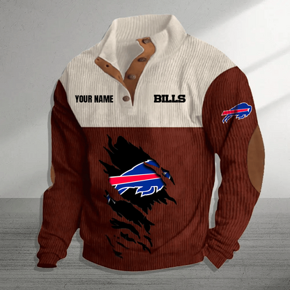 BUF x NFL Premium Personalized Game-Day Pullover DATND TANTD