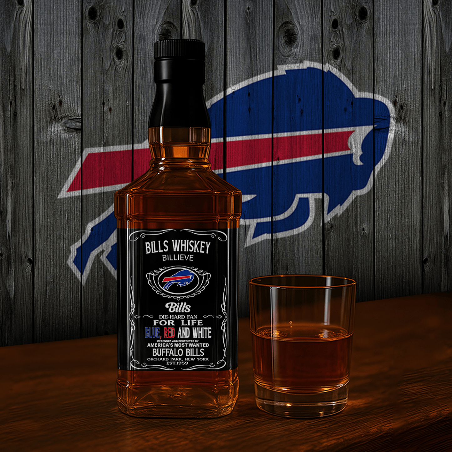 BUF x NFL Whiskey For True Fans Only DATND TANTD