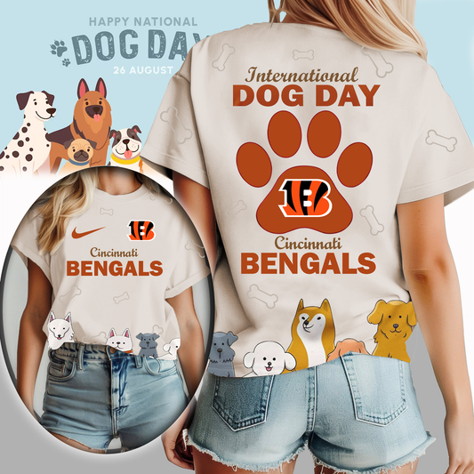 CB Premium NFL International Dog Day 3D Shirt DDT CTND