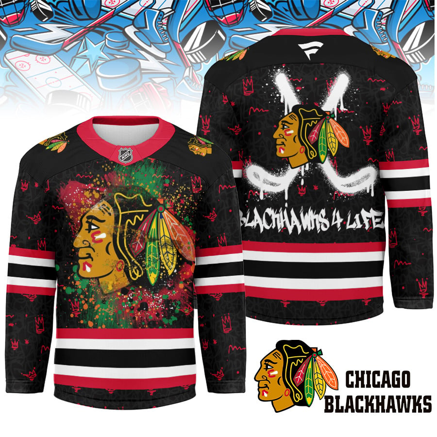 CB Premium NHL Graffiti My Team 4 Life Hockey Jersey DDT NTL