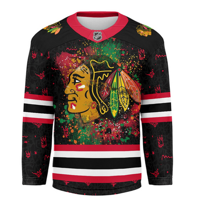 CB Premium NHL Graffiti My Team 4 Life Hockey Jersey DDT NTL