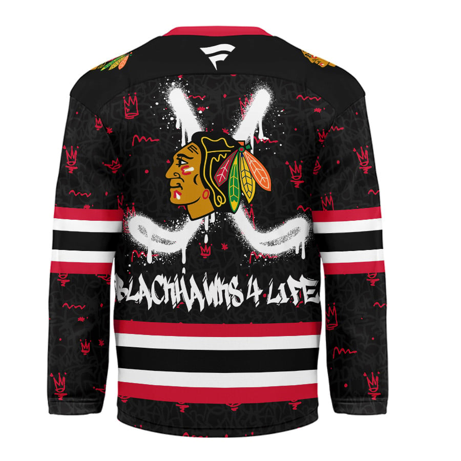 CB Premium NHL Graffiti My Team 4 Life Hockey Jersey DDT NTL
