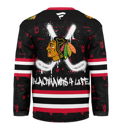CB Premium NHL Graffiti My Team 4 Life Hockey Jersey DDT NTL