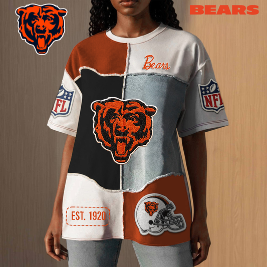CB1 Premium NFL Patchwork Vintage T-Shirt DDT CTND