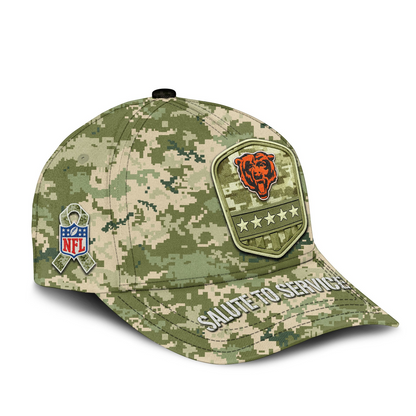 CHI Premium NFL Salute To Service Classic Cap DDT  NTL