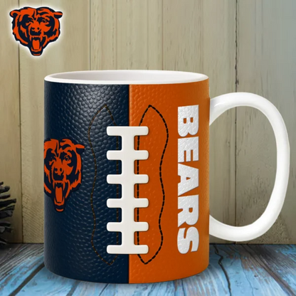 CHI Premium NFL Split Color Ceramic Mug DDT HLPhuong