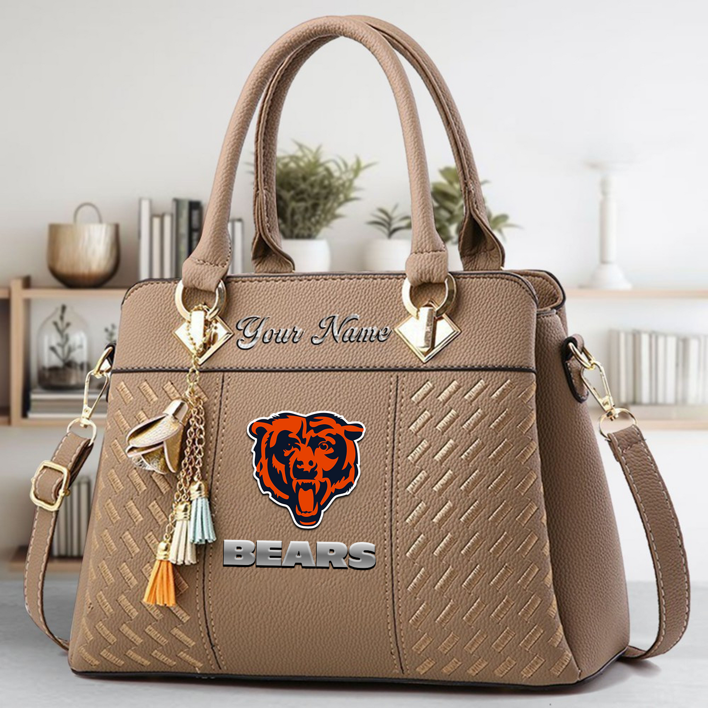 CHI x NFL Leather Bag DATND TANTD