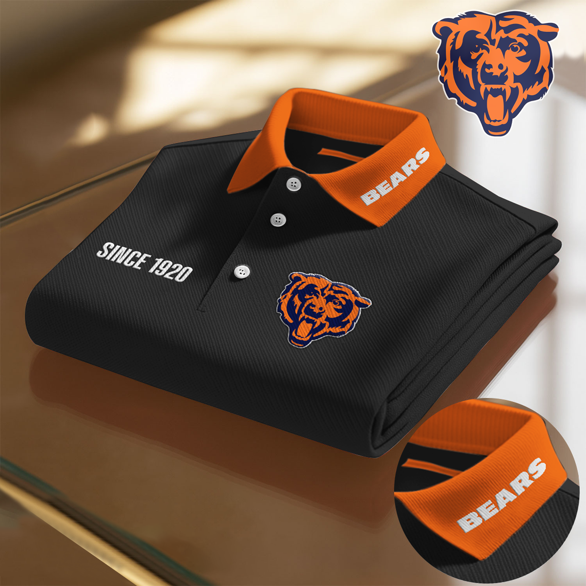 CHI x NFL Premium Polo Shirt  DatND DVT