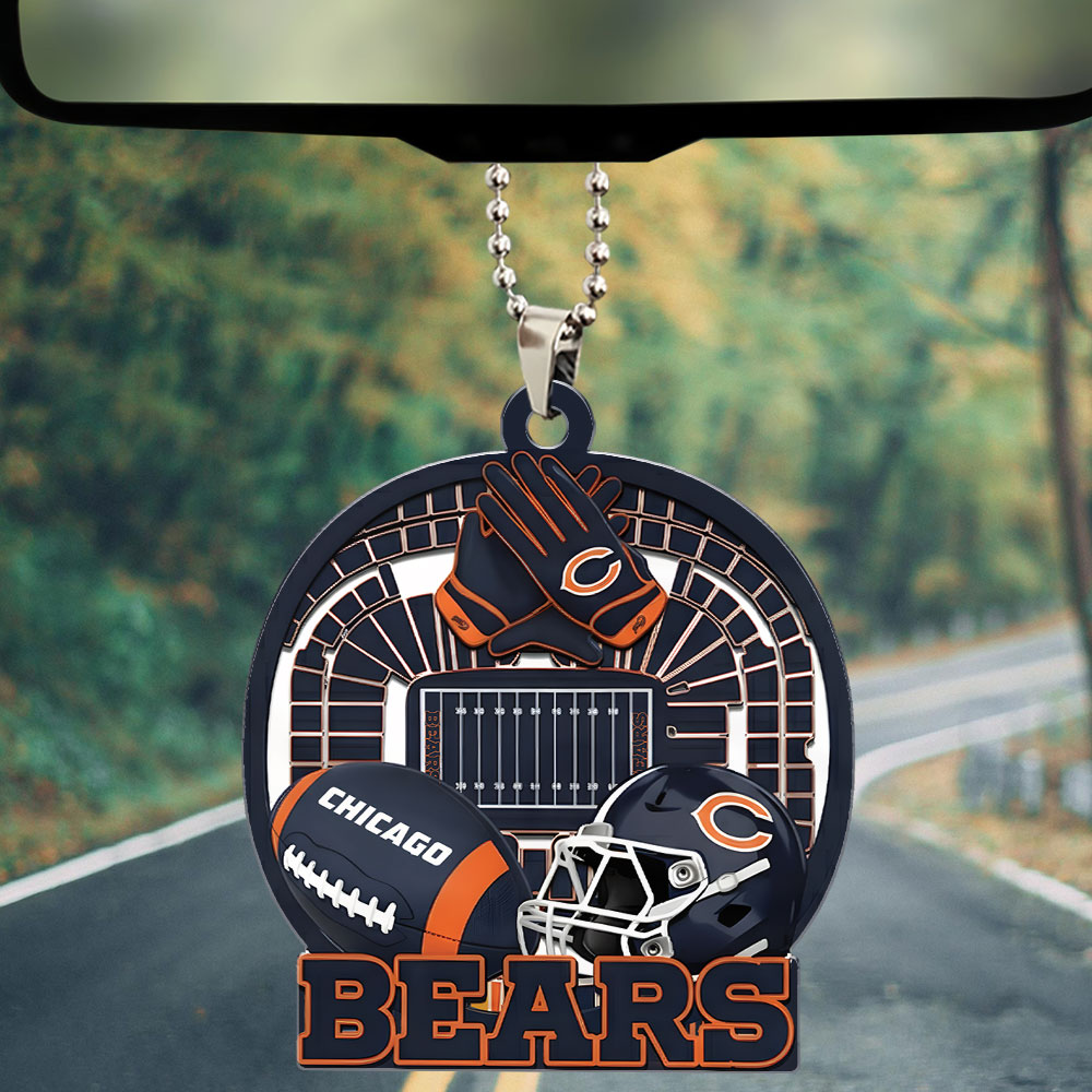 CHICAGO BEARS  ORNAMENT CAR NDT