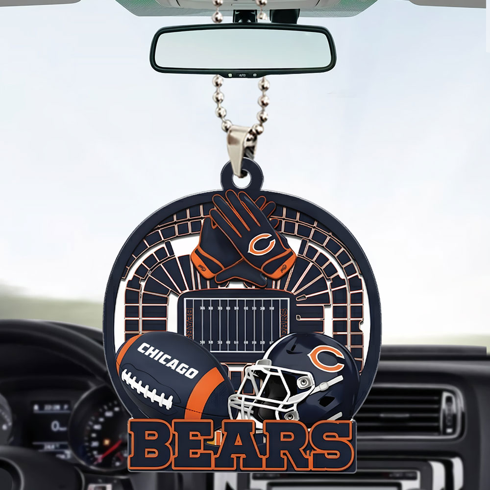 CHICAGO BEARS  ORNAMENT CAR NDT