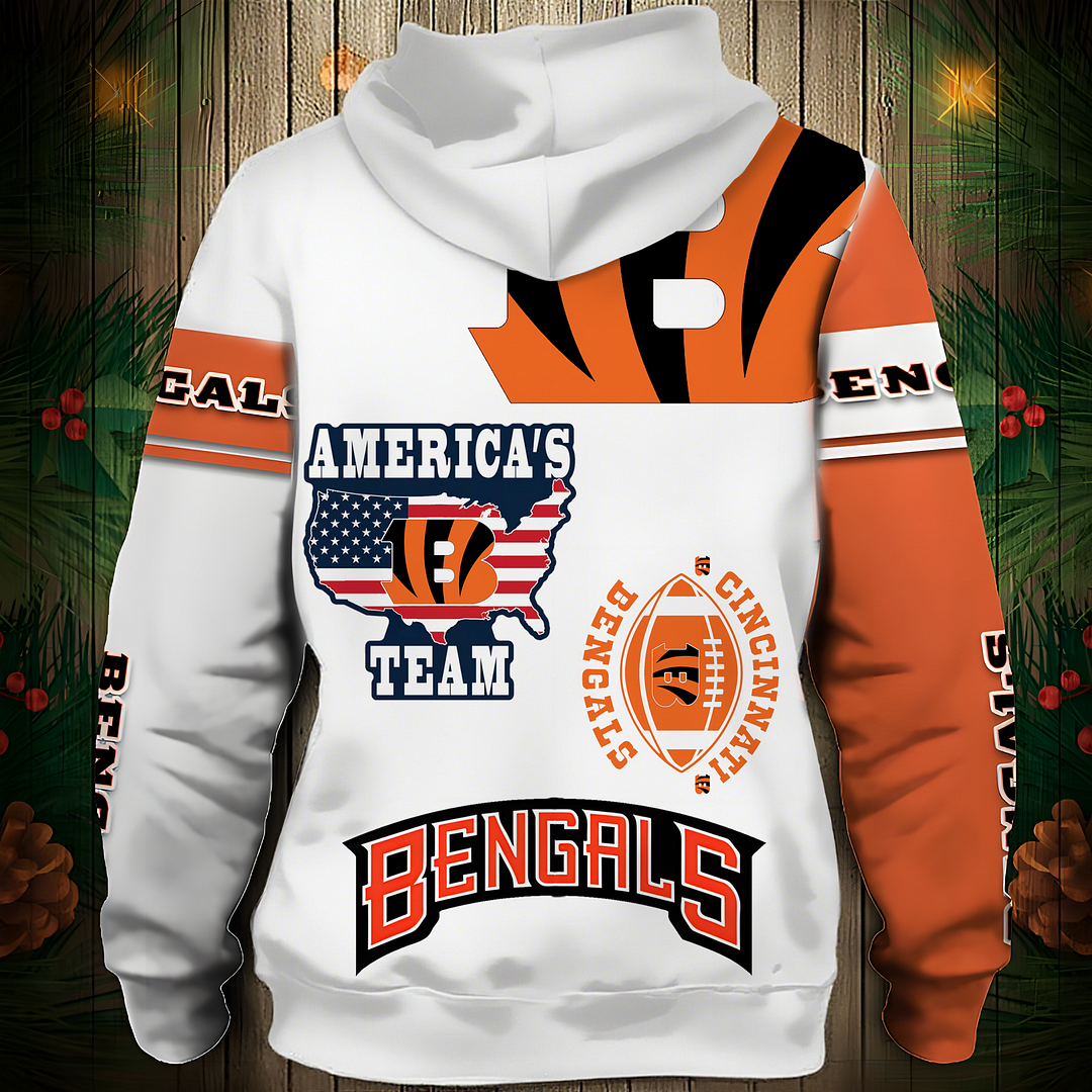 CIN Premium NFL V3 3D Graphic Hoodie DDT NTL