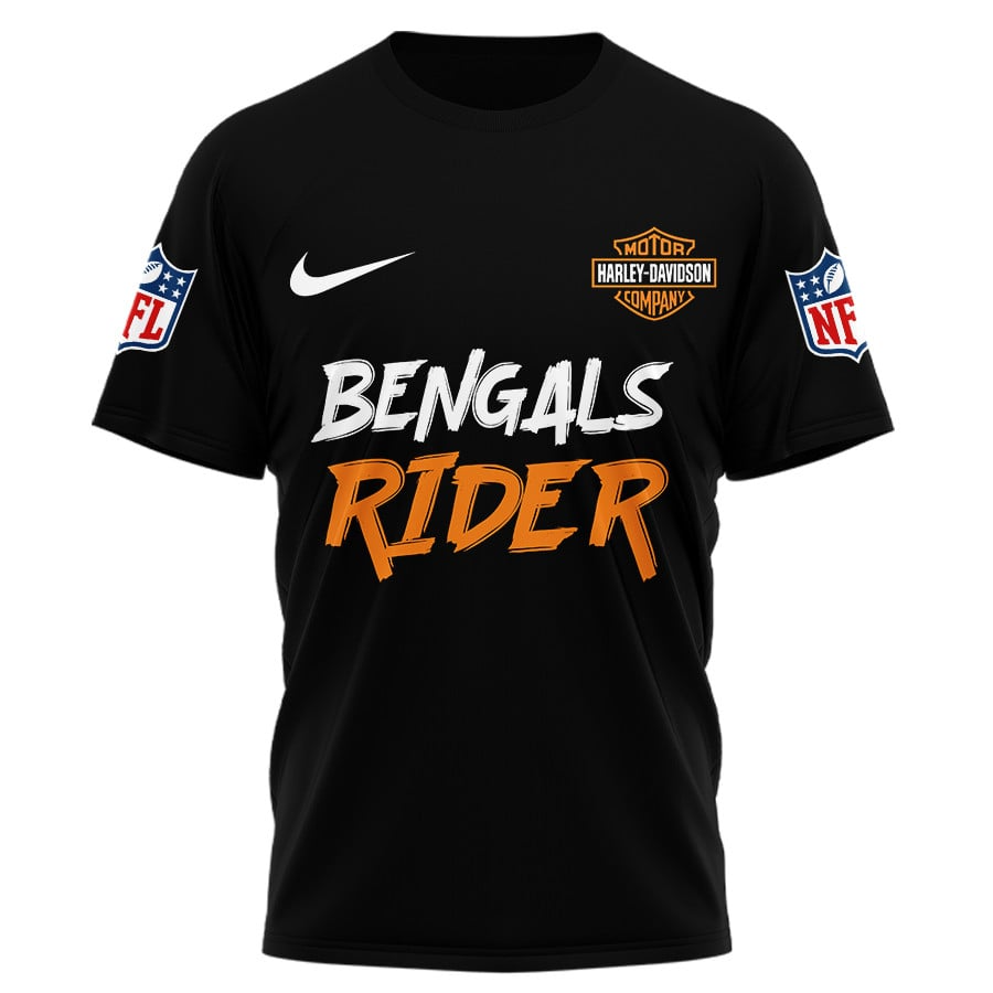 CIN Premium NFL Ghost Rider Motorcycle 3D Shirt DDT CTND
