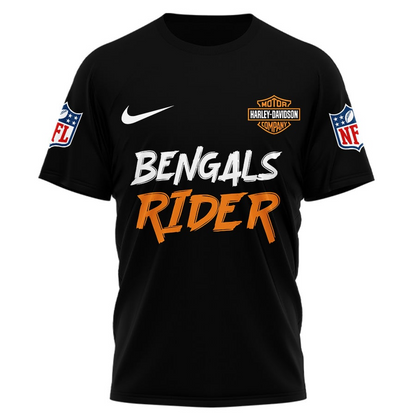 CIN Premium NFL Ghost Rider Motorcycle 3D Shirt DDT CTND