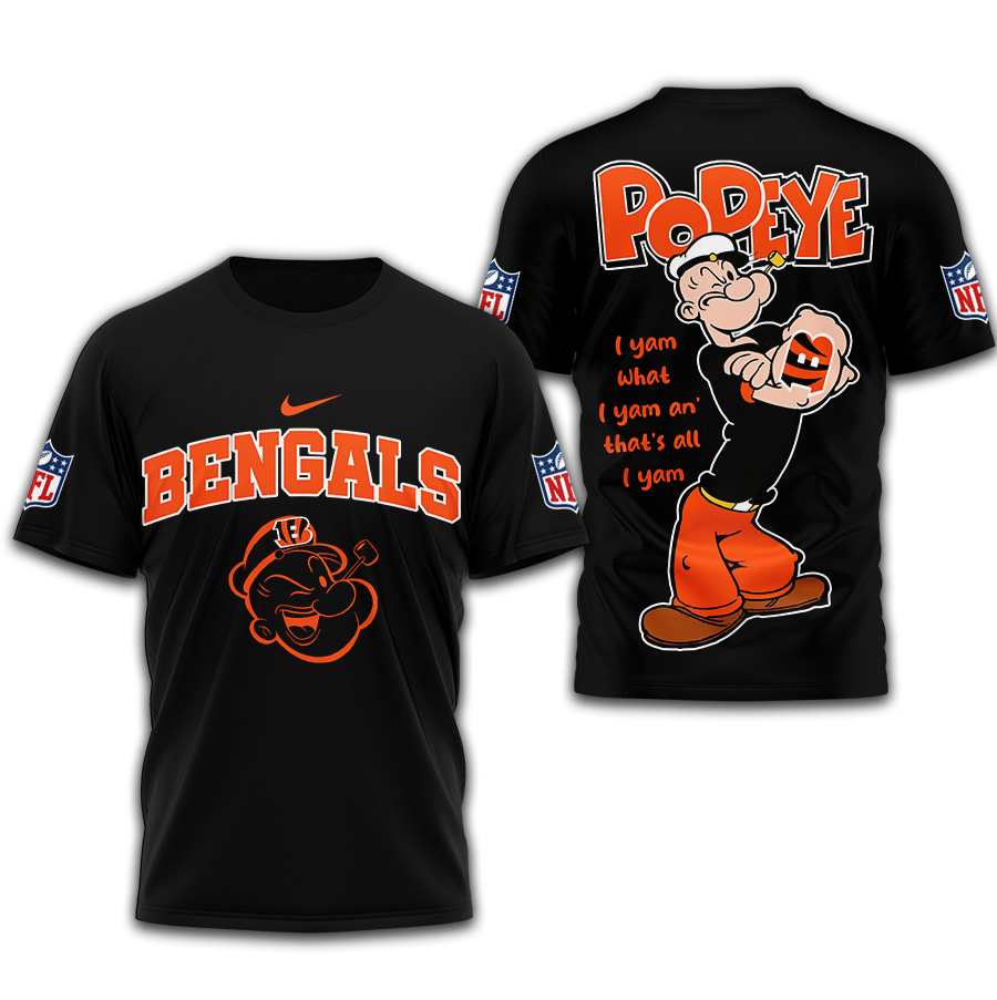 CIN Premium NFL I Yam What I Yam Shirt DDT CTND