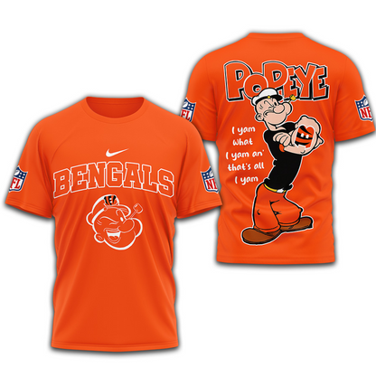 CIN Premium NFL I Yam What I Yam Shirt DDT CTND