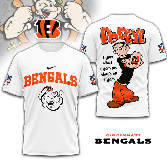 CIN Premium NFL I Yam What I Yam Shirt DDT CTND