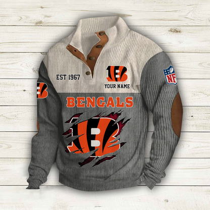 CIN x NFL Custom Name Sport Sweatshirt DatND DVT
