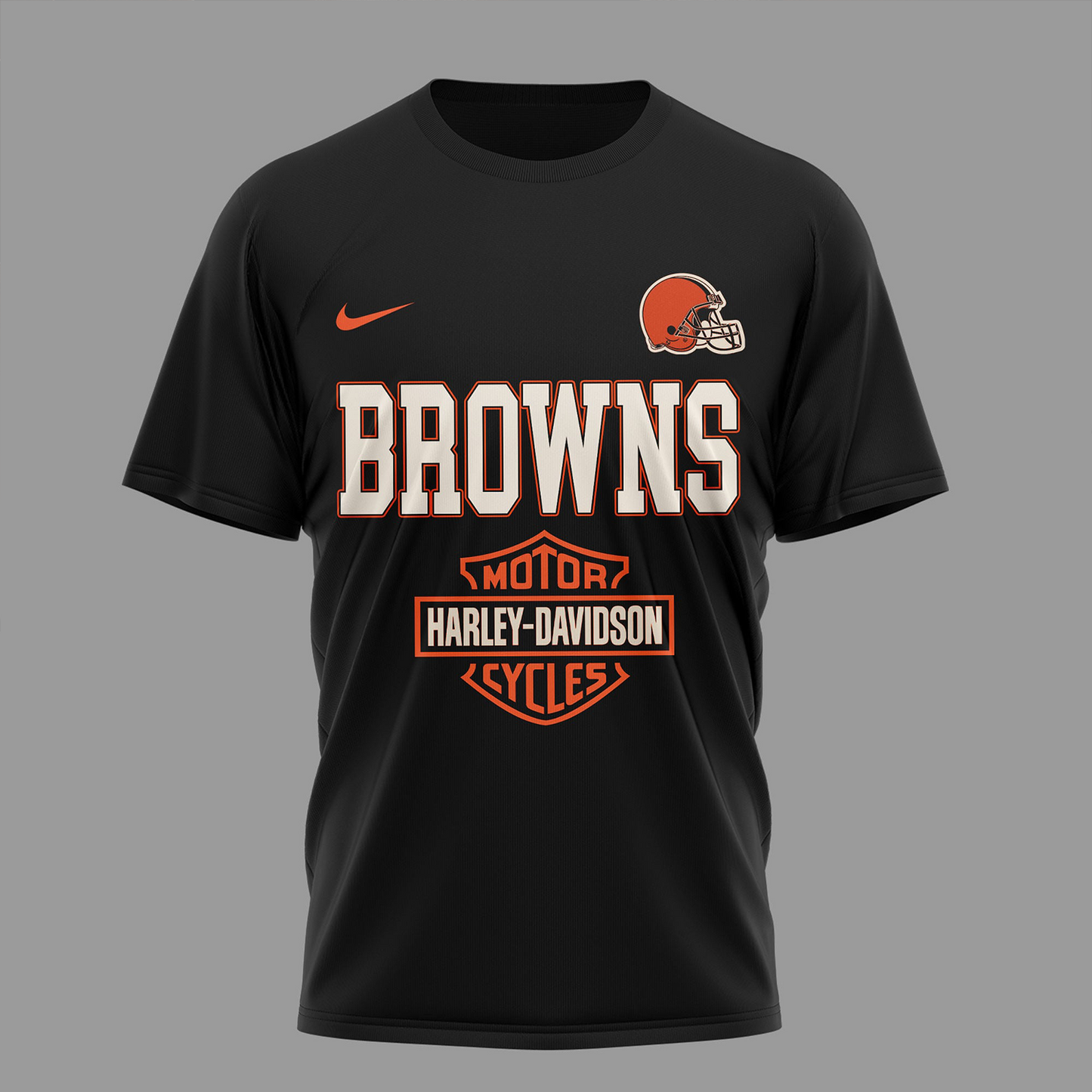 CLE Premium NFL 122 Year Harley Davidson 3D Shirt 2603 DatND DVT