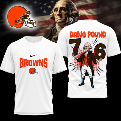 CLE Premium NFL 6-7 7-6 George Washington 3D Shirt DDT 071025 HLPHUONG