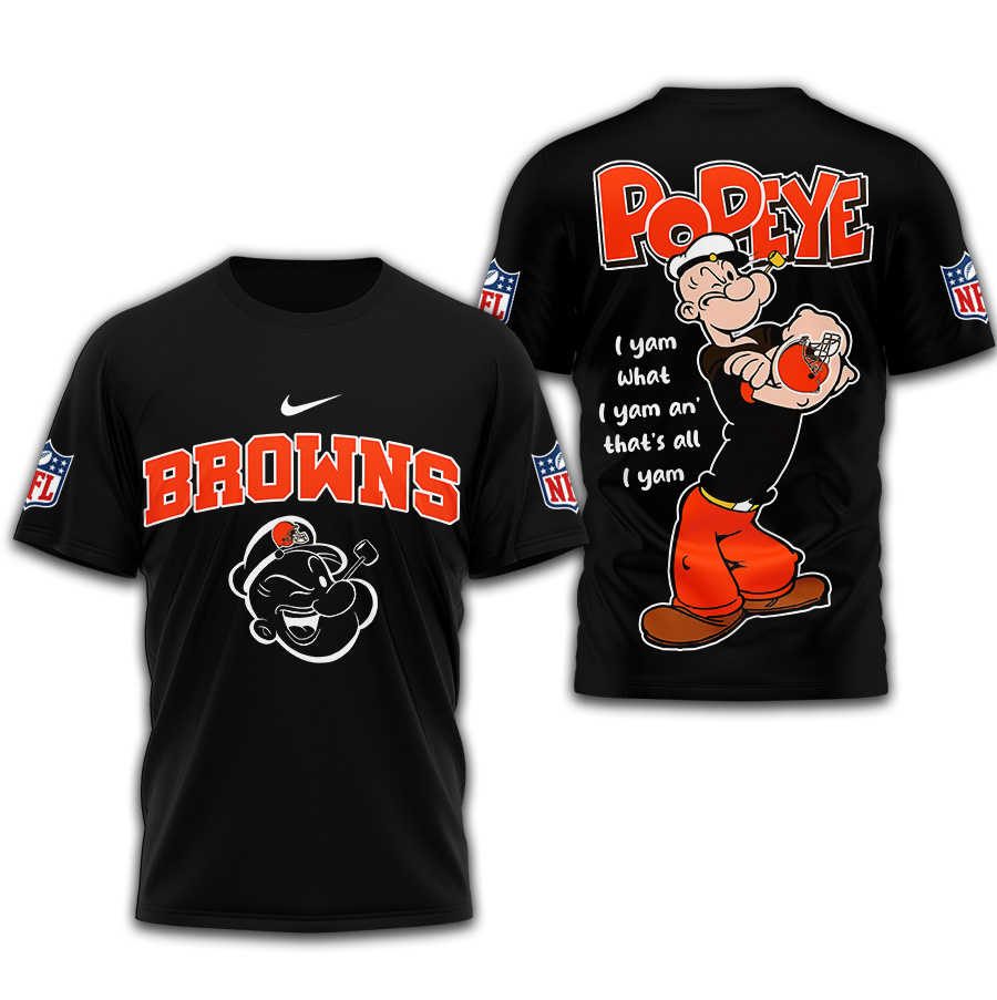 CLE Premium NFL I Yam What I Yam Shirt DDT CTND