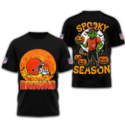 CLE Premium NFL Spooky Season 3D Shirt DDT CTND