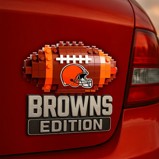 CLE x NFL Building Block Set 3D Car Name Badge DDT CTND