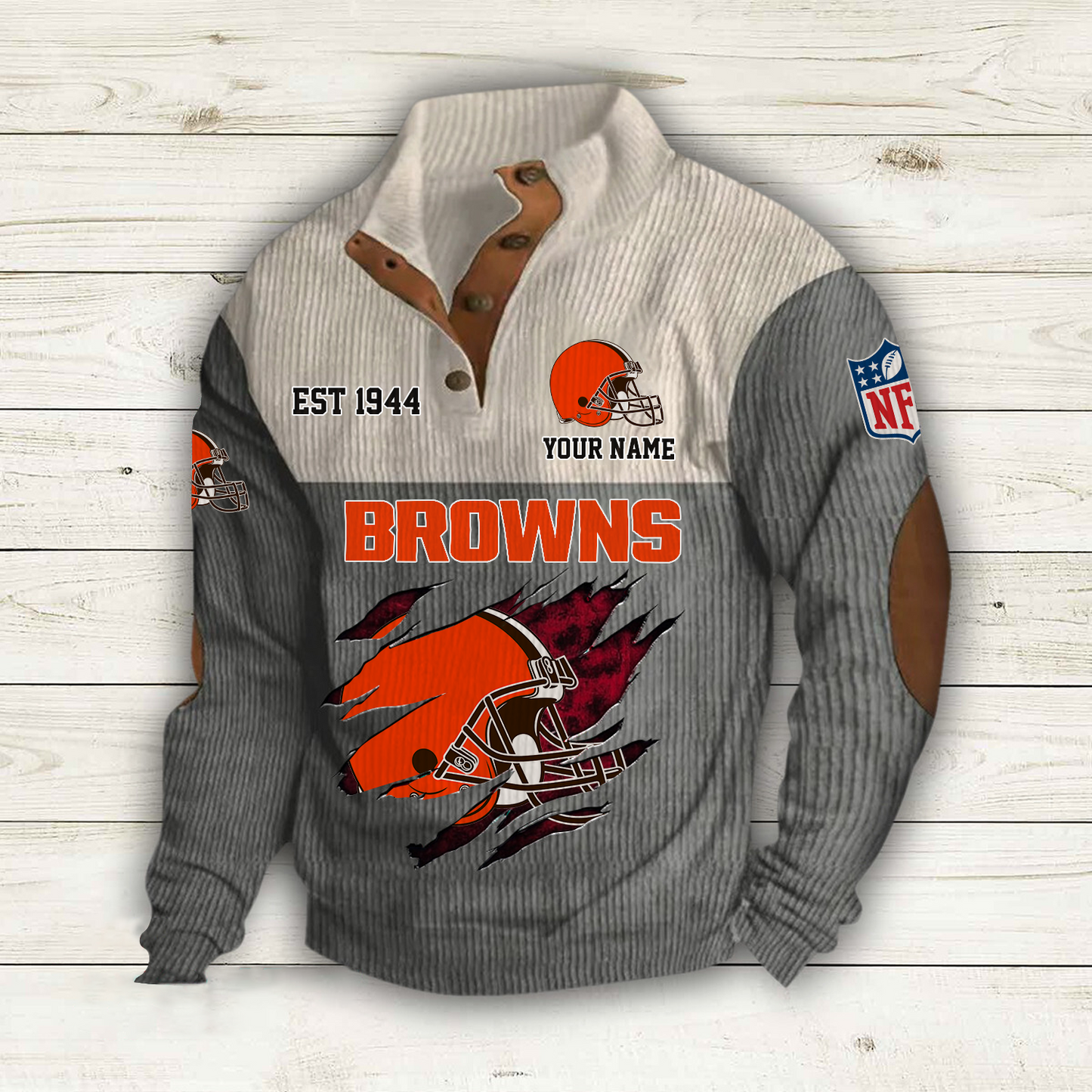 CLE x NFL Custom Name Sport Sweatshirt DatND DVT