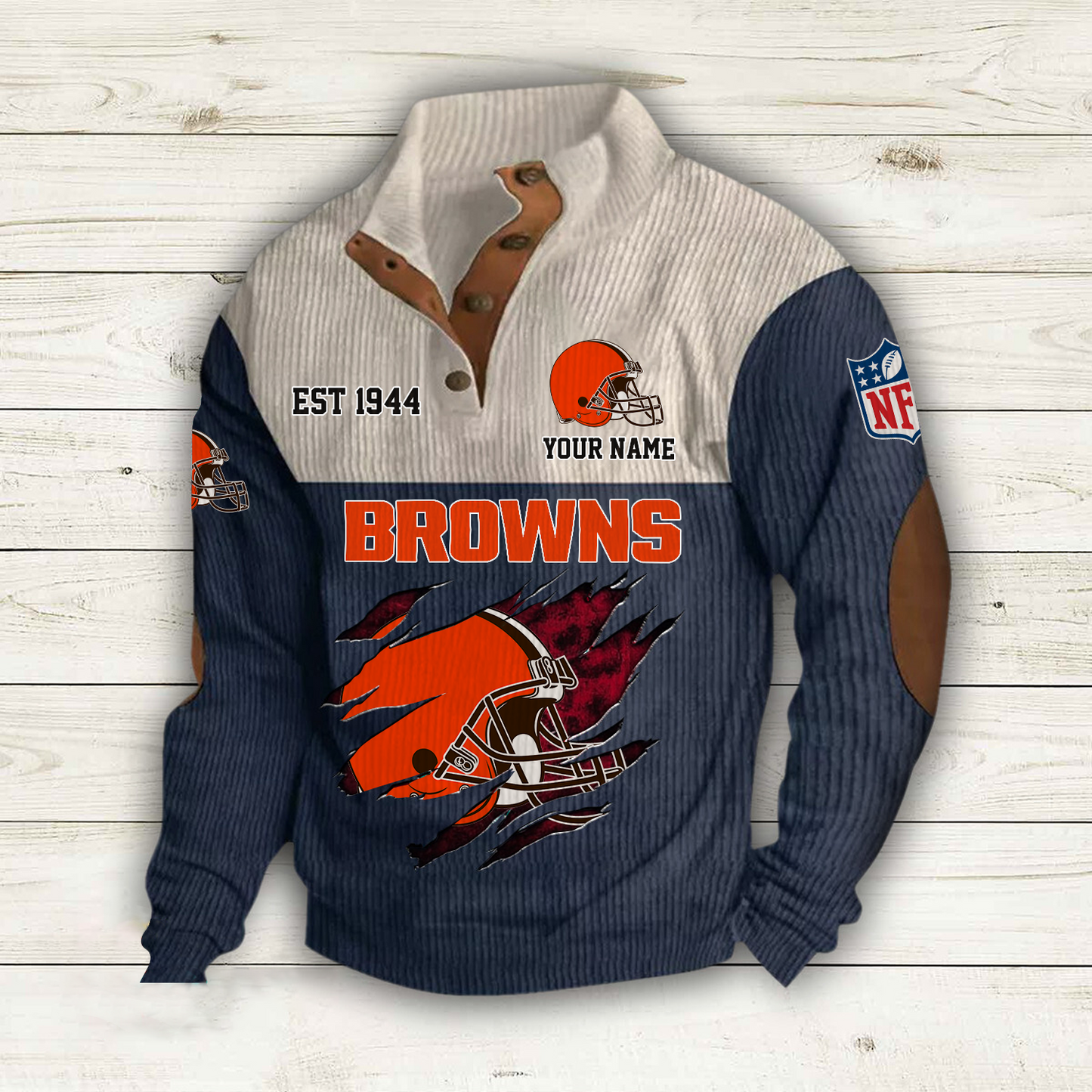 CLE x NFL Custom Name Sport Sweatshirt DatND DVT