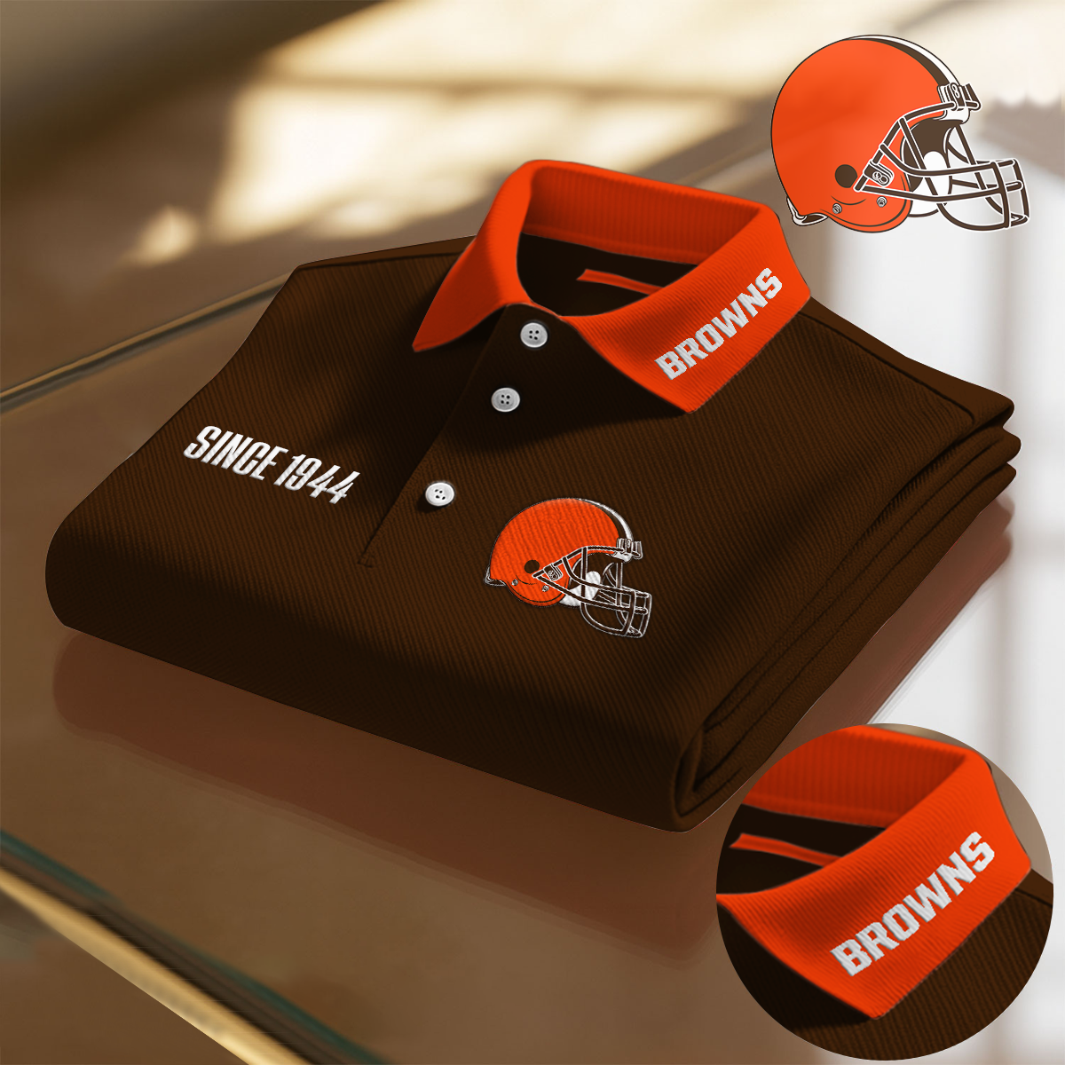 CLE x NFL Premium Polo Shirt  DatND DVT