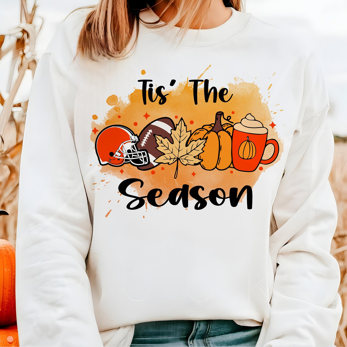 CLE x NFL Tis' The SeaSon Sweatshirt DatND DVT