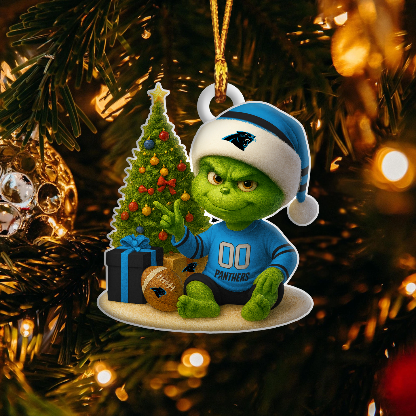 CP NFL x Grinch Premium Ornament DDT NTL