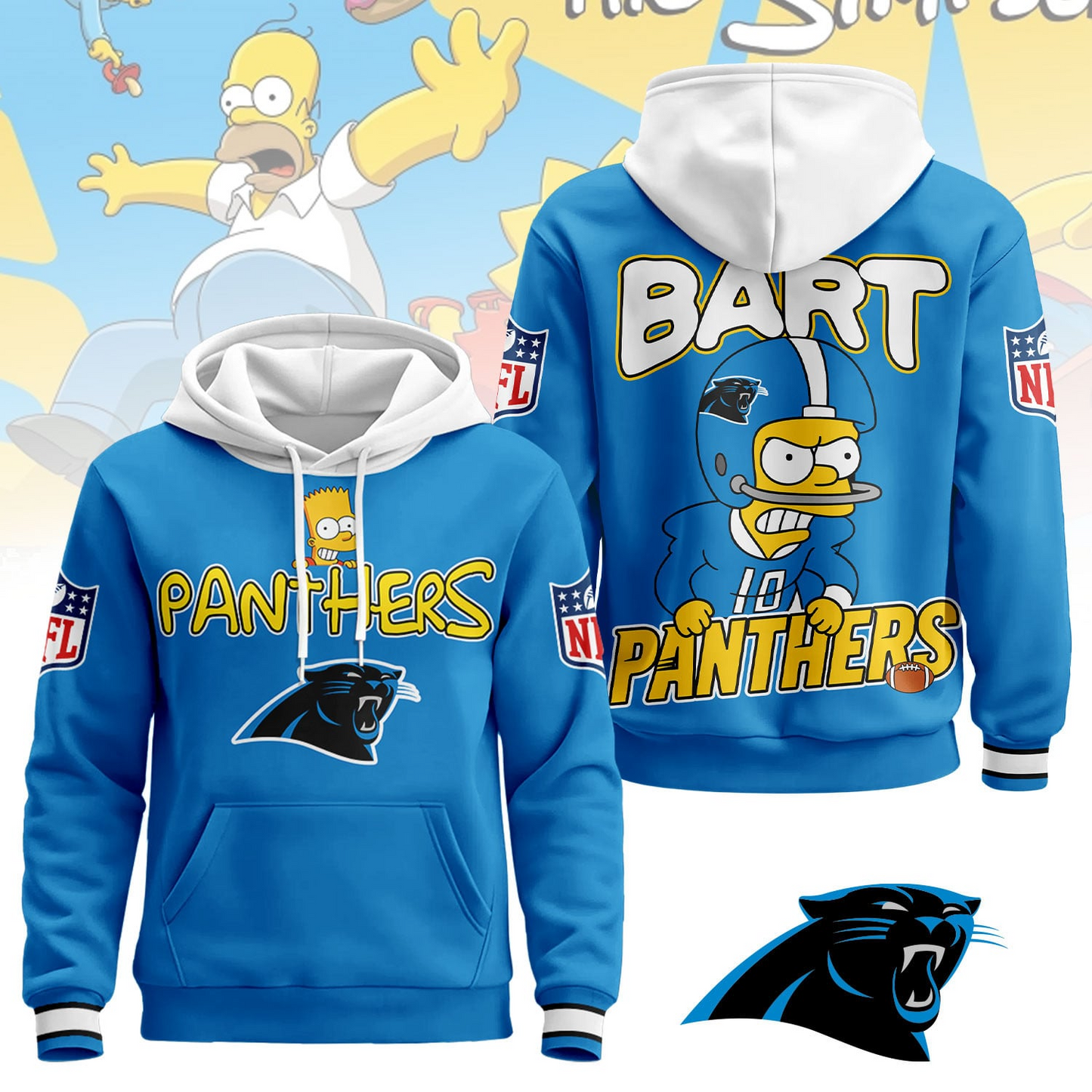 CP Premium NFL Bart Simpson Hoodie DDT NTL
