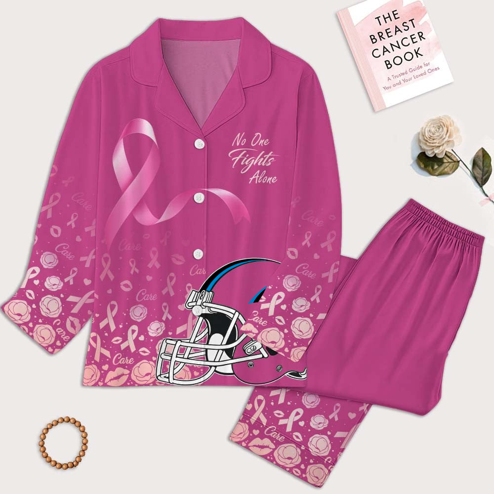 CP Premium NFL Breast Cancer October Button Pajamas Set DDT NTL