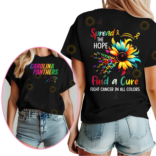 CP Premium NFL Rainbow Cancer Awareness Shirt DDT HLP