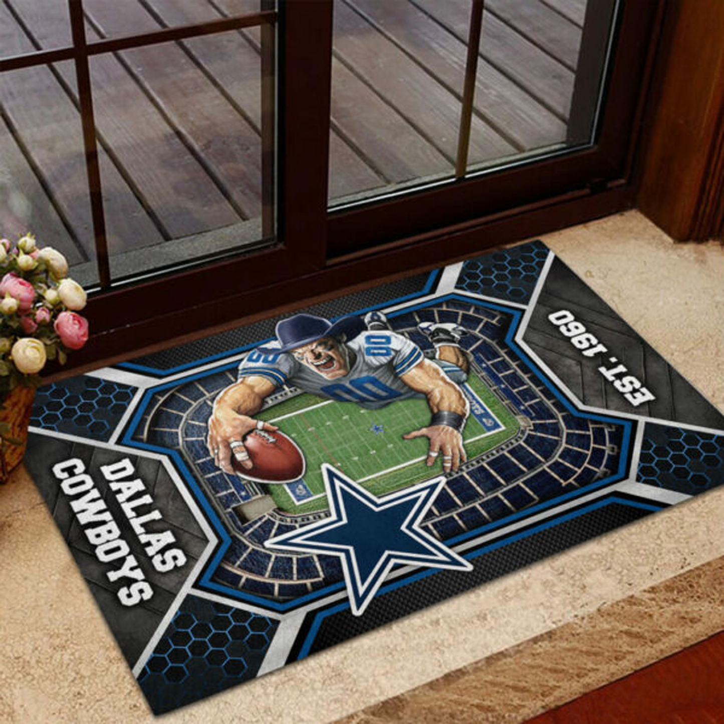 DAL x NFL Custom Doormat DATND TANTD