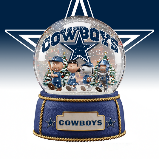 DAL x NFL Snoopy Christmas Acrylic Block Plaque TUANND TANTD