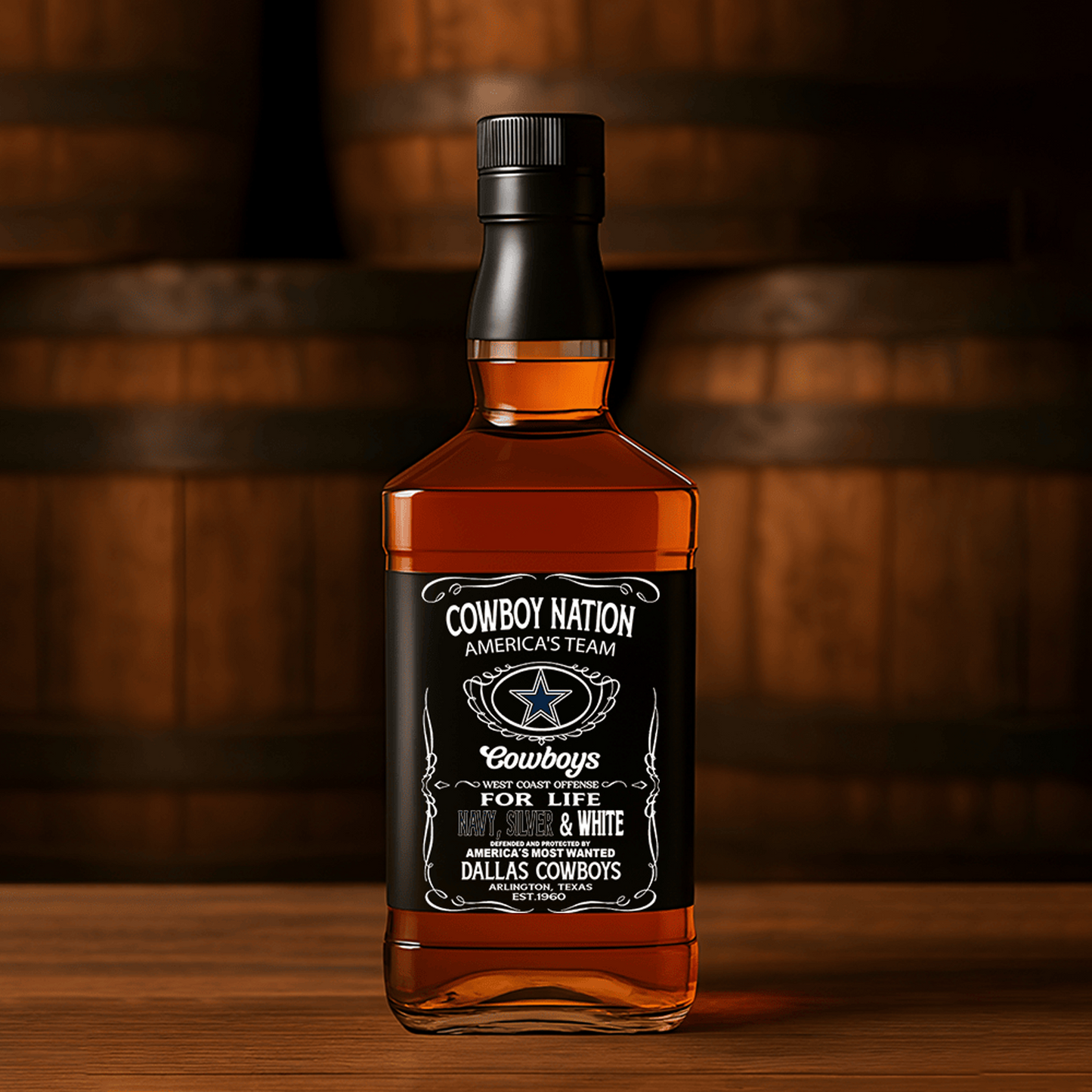 DAL x NFL Whiskey For True Fans Only DATND TANTD