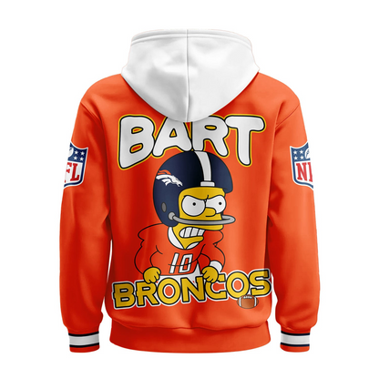 DB Premium NFL Bart Simpson Hoodie DDT NTL