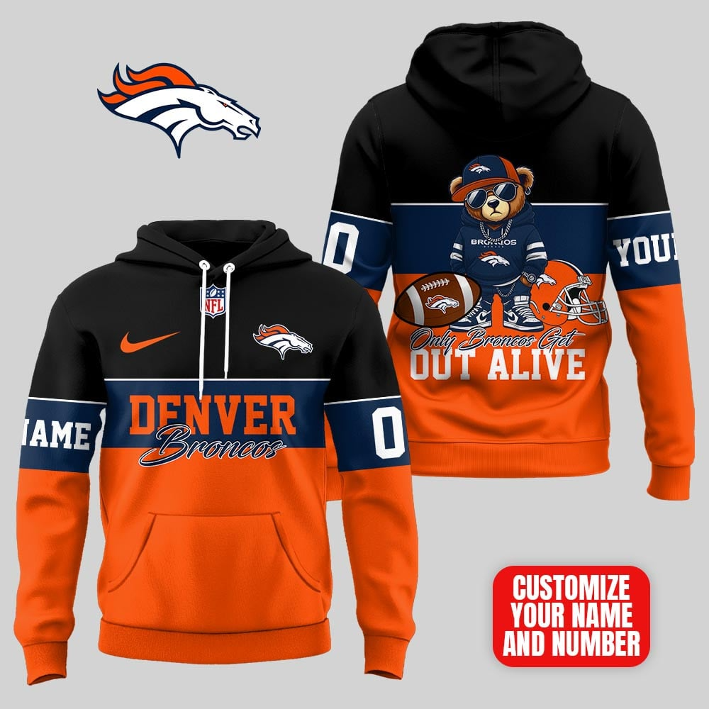 DB Premium NFL Customizable Teddy Bear Hoodie DDT HLPHUONG