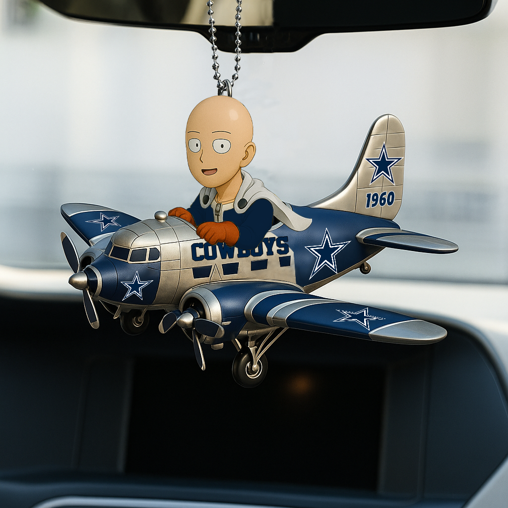 DC NFL x One-Punch Man Premium Car Hanging Ornament DDT HLP