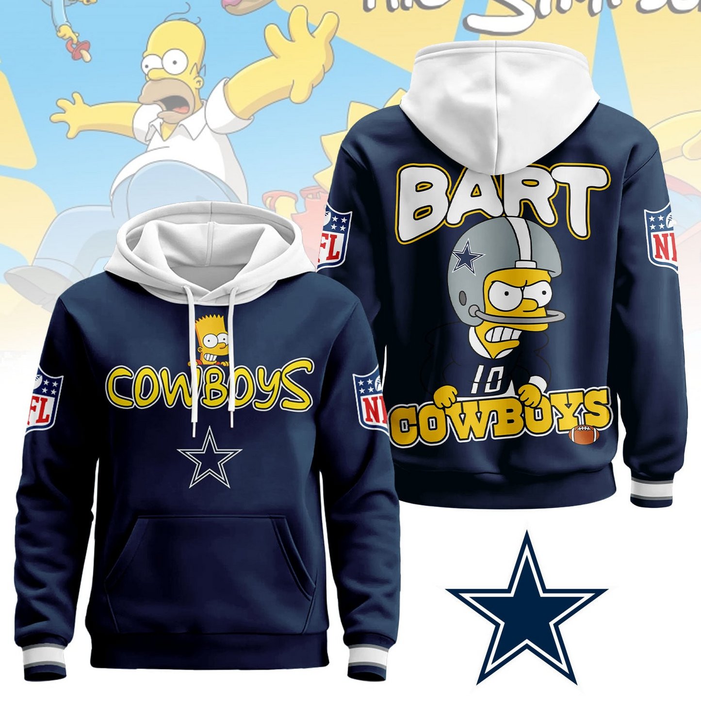 DC Premium NFL Bart Simpson Hoodie DDT NTL