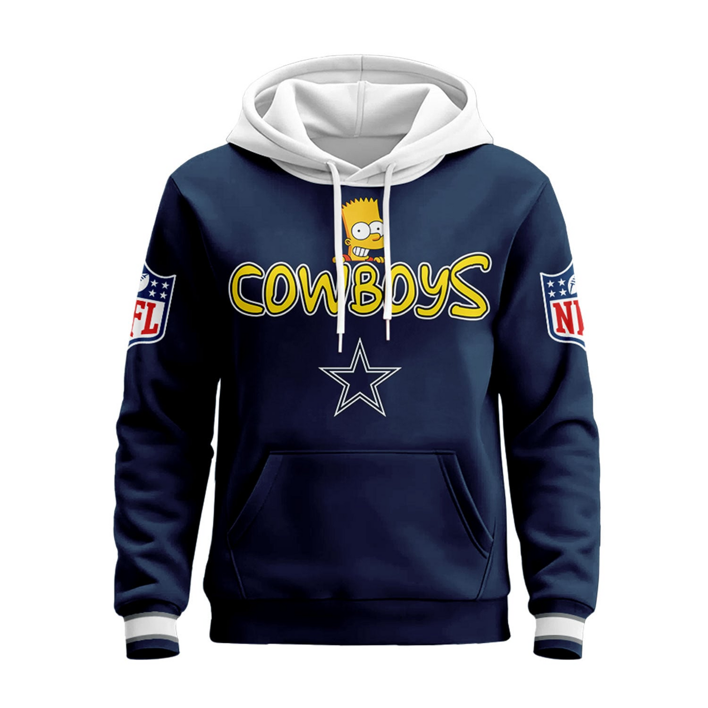 DC Premium NFL Bart Simpson Hoodie DDT NTL