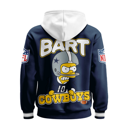 DC Premium NFL Bart Simpson Hoodie DDT NTL