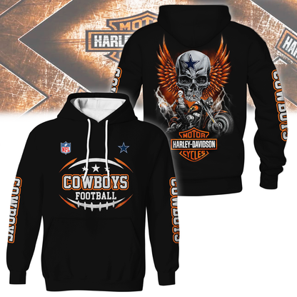 DC Premium NFL Motorcycle 3D Shirt DDT CTND