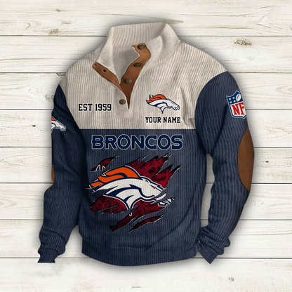 DEN x NFL Custom Name Sport Sweatshirt DatND DVT