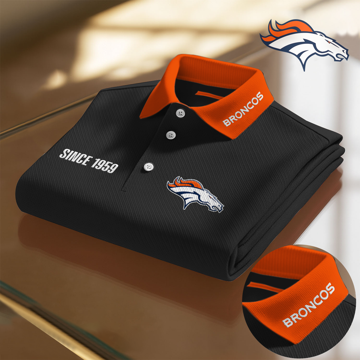 DEN x NFL Premium Polo Shirt  DatND DVT
