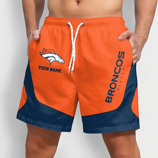 DEN x NFL Team Special Short Pants For Men Custom Name Gifts DATND TANTD25