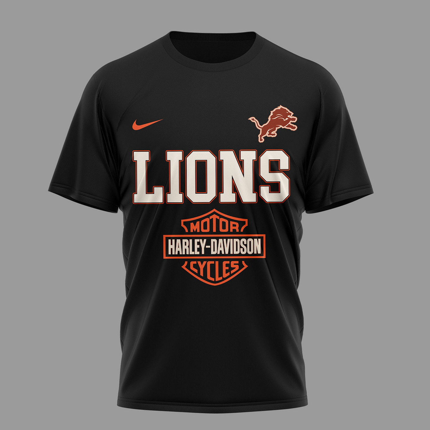 DET Premium NFL 122 Year Harley Davidson 3D Shirt 2603 DatND DVT